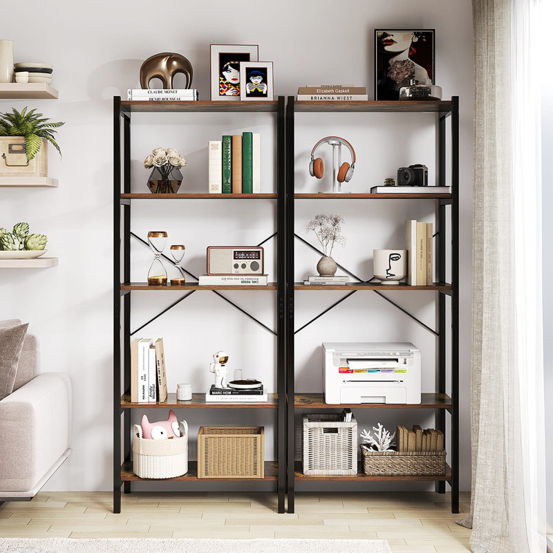160cm H x 66cm W Metal Bookcase