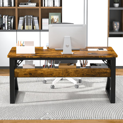 Antawan Commercial Grade Office Computer Desk and Home Office Desk
