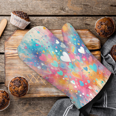 Coussin en coton Heartburst