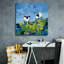 Deux moutons - peinture sur toile tendue-1507329559