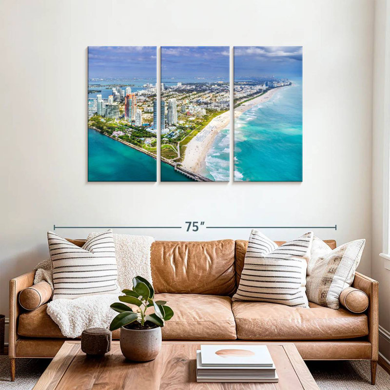 Rorry Miami South Beach I, 36" H x 57" W