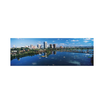 Skyscrapers In A City, Richmond, Virginia, USA by Panoramic Images - Wrapped Canvas Panoramic Print