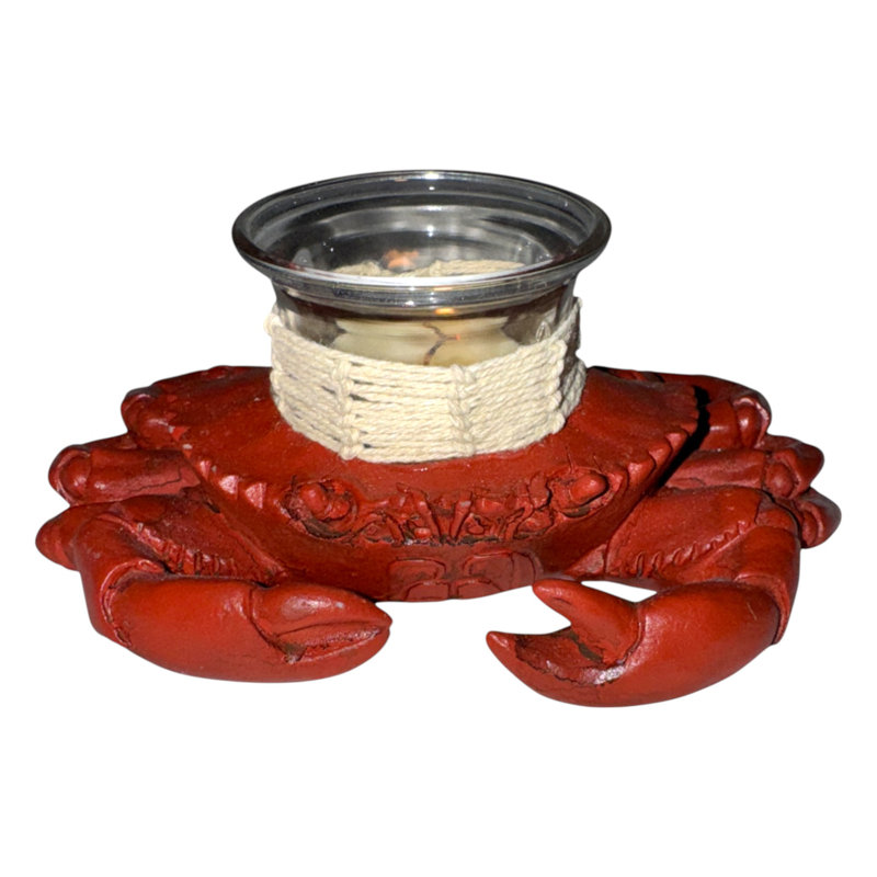 Porte-bougie en forme de crabe