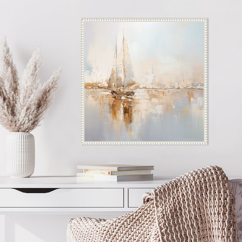 Reproduction d'art sur toile encadrée, H 22 po x l 22 po