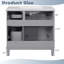 Meuble-lavabo 36 po avec lavabo en céramique, armoire, tiroirs à fermeture en douceur-1016712943