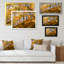 Feuille d'automne sur une colline - reproduction sur toile-2062920945-2062920948