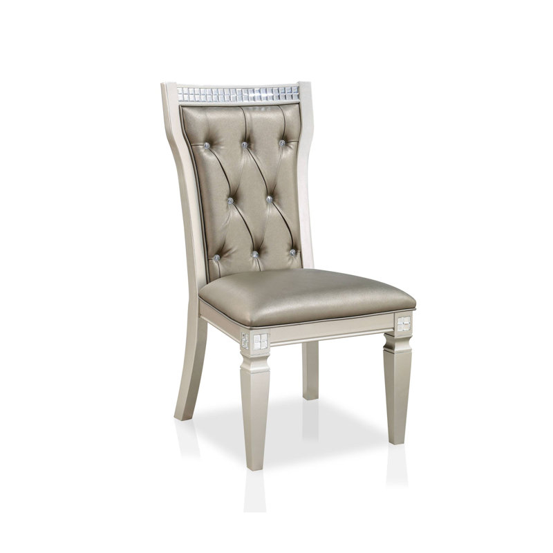 Chaise d'appoint transitionnelle l 20,4 po (2 / RTC), champagne / gris chaud