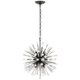 Lys 12 - Light Solid Brass Chandelier by Suzanne Kasler