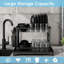 2-Tier Dish Drying Rack With Removable Cutlery Basket And Drainboard, Space Saving Dish Drainer For Efficient Kitchen Organization