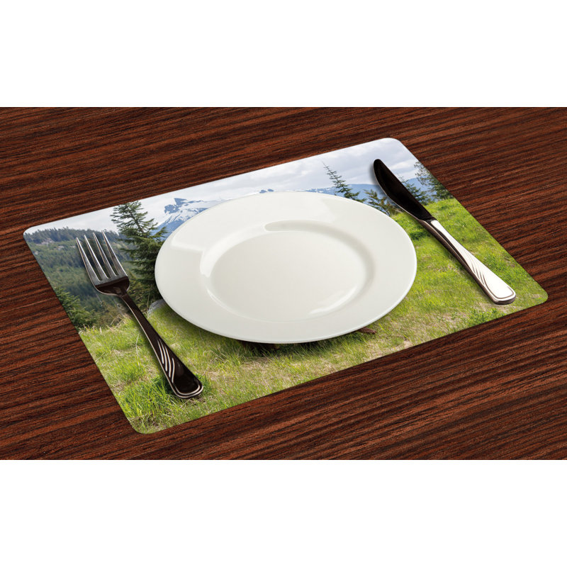 Cauley Bear Fur Nature Habitat Placemat