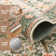  Vintage Bird Washable Area Rugs for Living Room Floral Soft Rug Low Pile Print Carpet