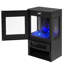 17 Stories 44 cm W Black Electric Fireplace with 5120 BTU