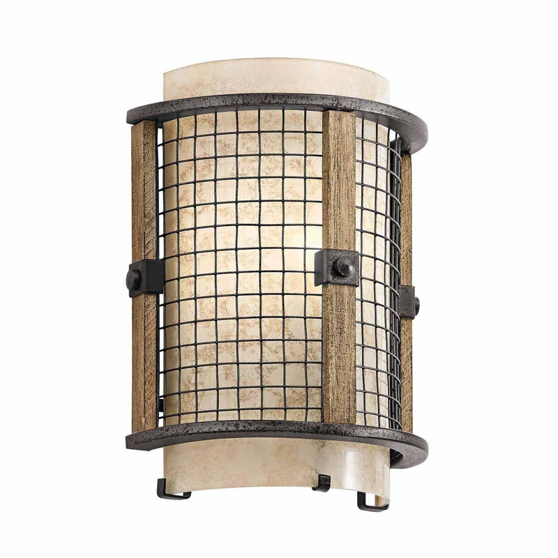 Rosiclare Steel Flush Mounted Sconce
