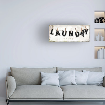 «Laundry Laundry» sur toile par Sasha