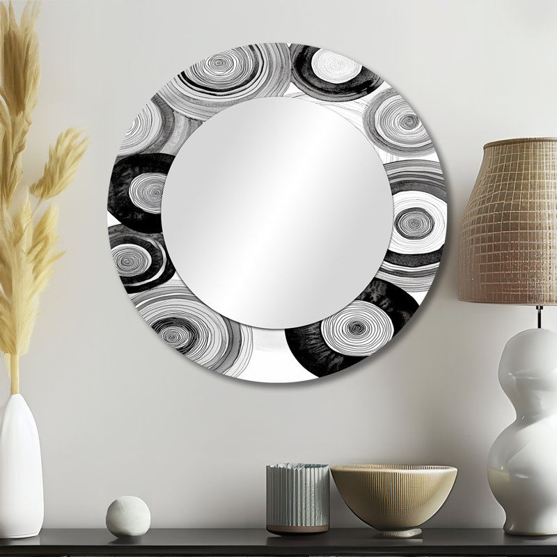 Miroir mural Radial, 23" x 23"