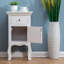 Stanhope 33cm W Manufactured Wood Bedside Table