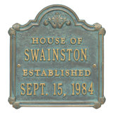 Chatham 4-Line Wall Address Plaque