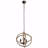 Asjad 3 - Light Iron Globe Chandelier