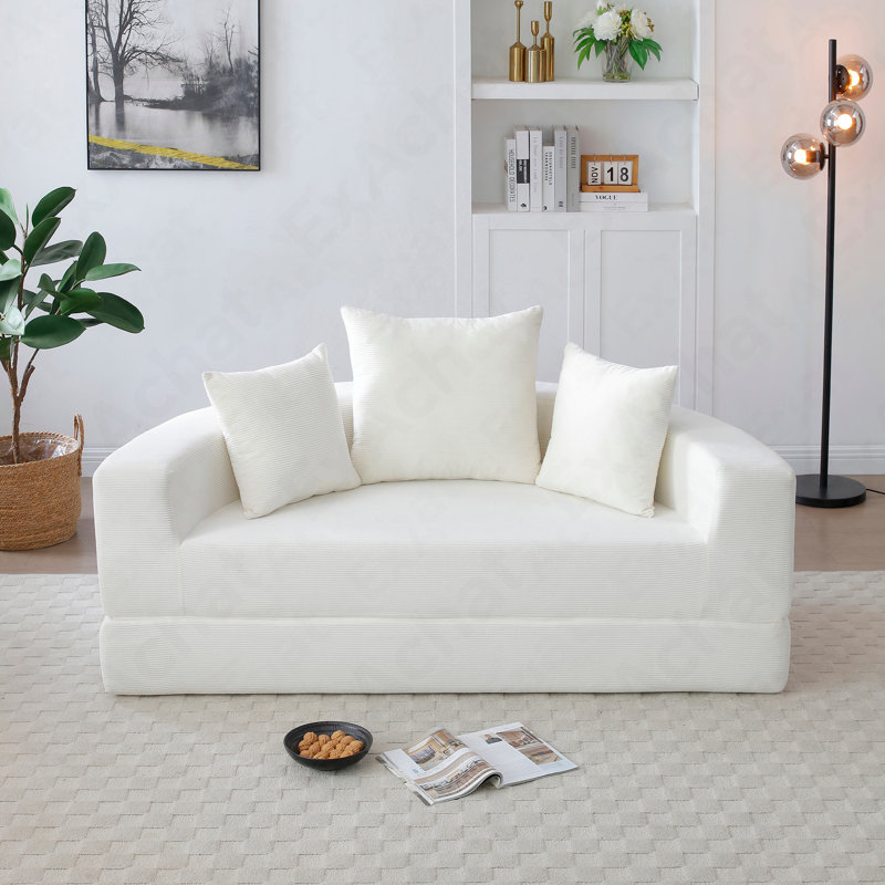 Causeuse-lit 67 po, Beige