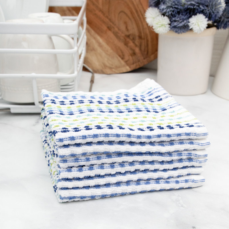 RITZ Cotton Pebble Bar Mop Cloths, Cool