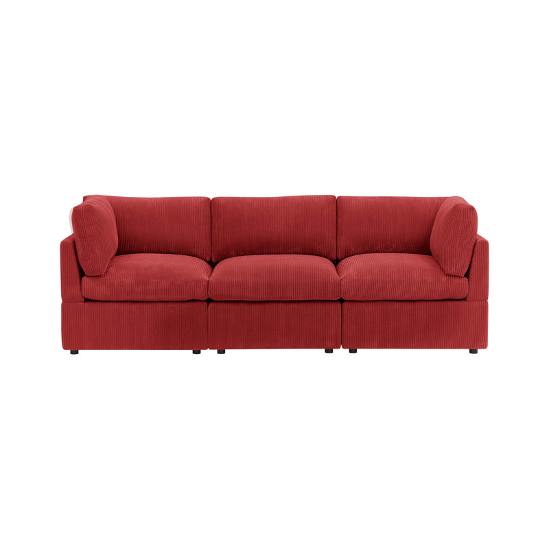 Freywall Sofa, Red