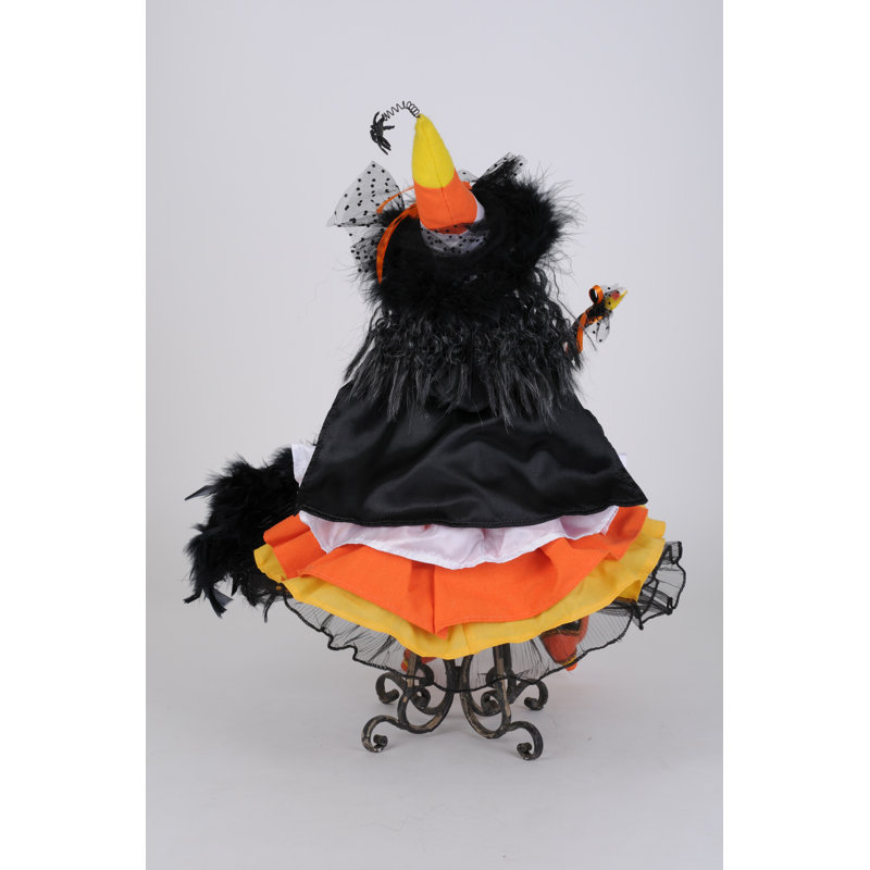 Sitting Candy Corn Witch