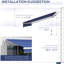 Auvent de patio 13 pi x 8 pi. Et eau -, manivelle manuelle, cadre en aluminium, bleu foncé pour le balcon, lecture de 8 pieds - bleu. Eau. Manivelle de fonctionnement. Cadre. Compatibilité multi-surfaces. Réduit la chaleur. Pour