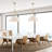 3-Light Modern Coastal Hand-Woven Rattan Pendant Chandelier-92306280