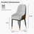 Libenson Faux Leather Side Chair Upholstered Dining Arm Chairs with Metal Leg-939115125