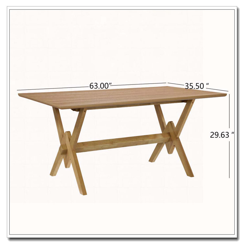 Wood Dining Table, Natural