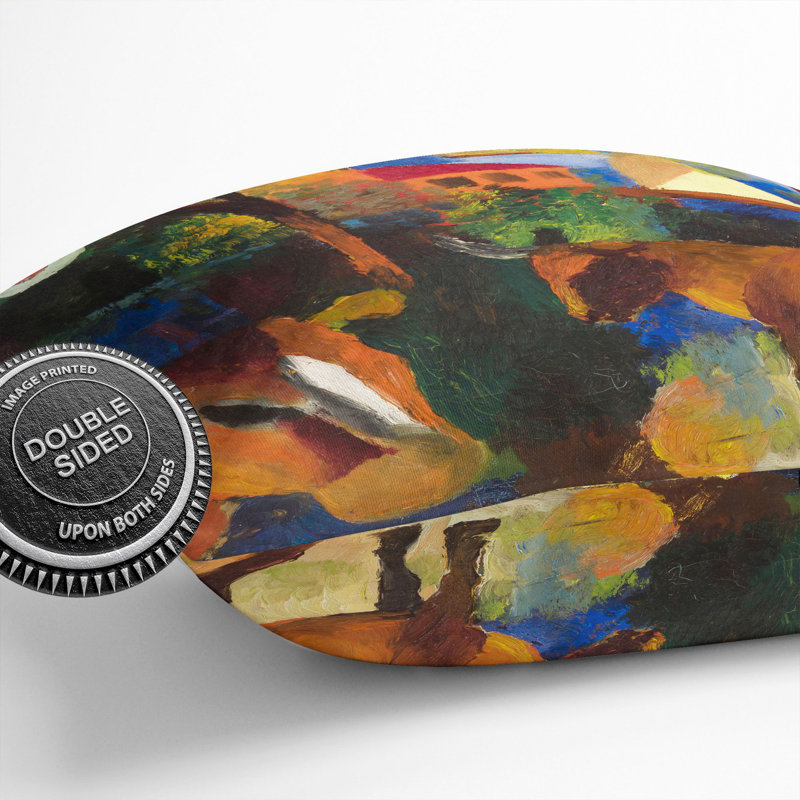 Landscape With Cows Square Throw Cushion, 40cm H x 40cm W x 15cm D