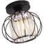 1 - Light Matte Black Chandelier Pendant