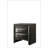 Stylish And Functional Nightstand With Pull-Out Shelf And Beveled Drawer Fronts