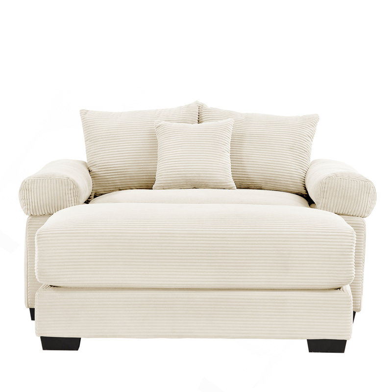 Canapé modulaire surdimensionné 54,3 po Cloud, Beige