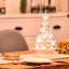 Décoration de table arbre de Noël pré-éclairé