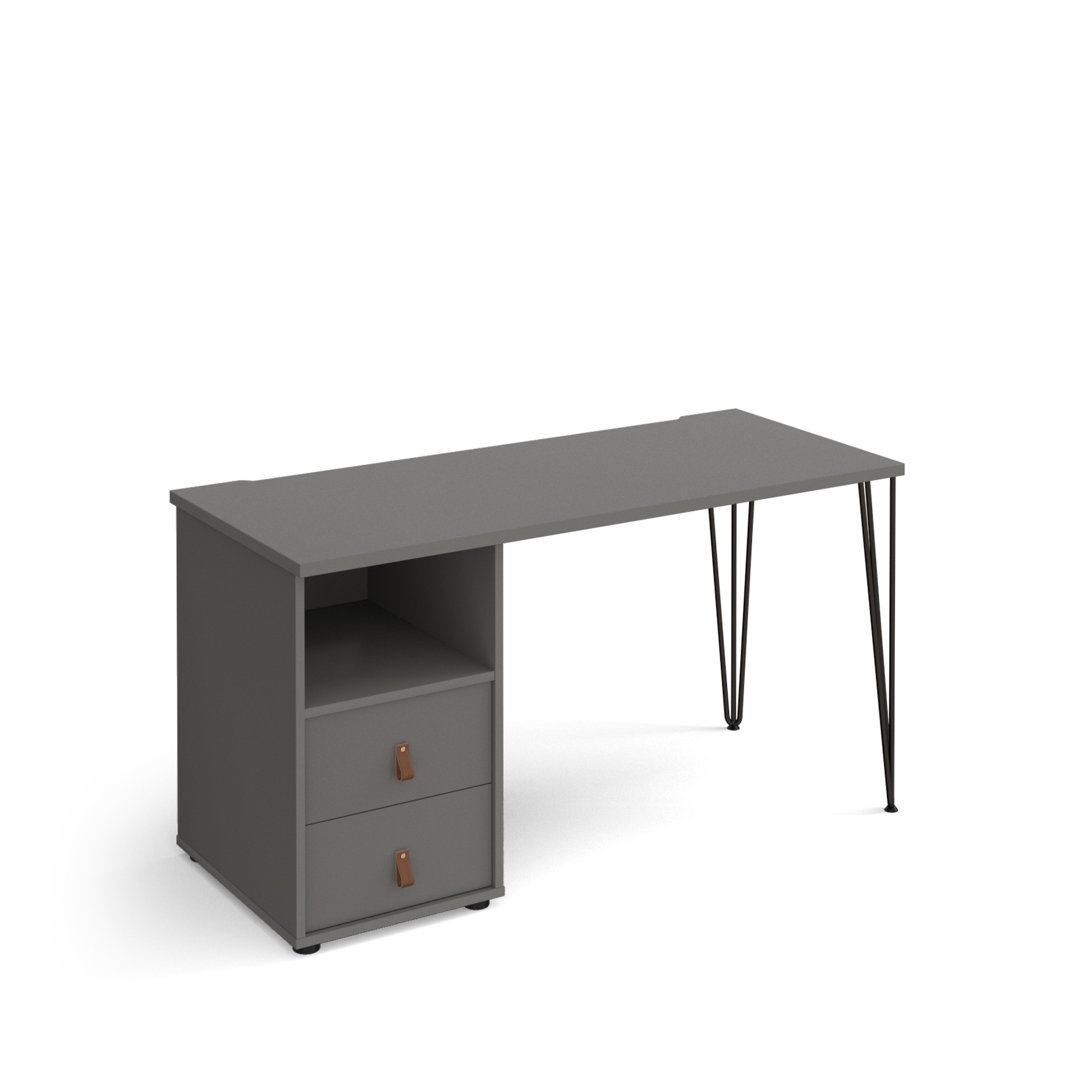 Tikal Hairpin 1400cm W Rectangle Computer Desk