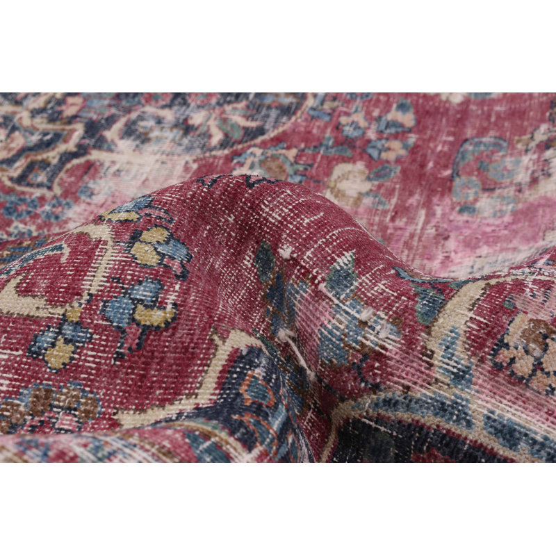 Tapis unique en laine 9 pi 6 po x 11 pi 10 po Arkoe