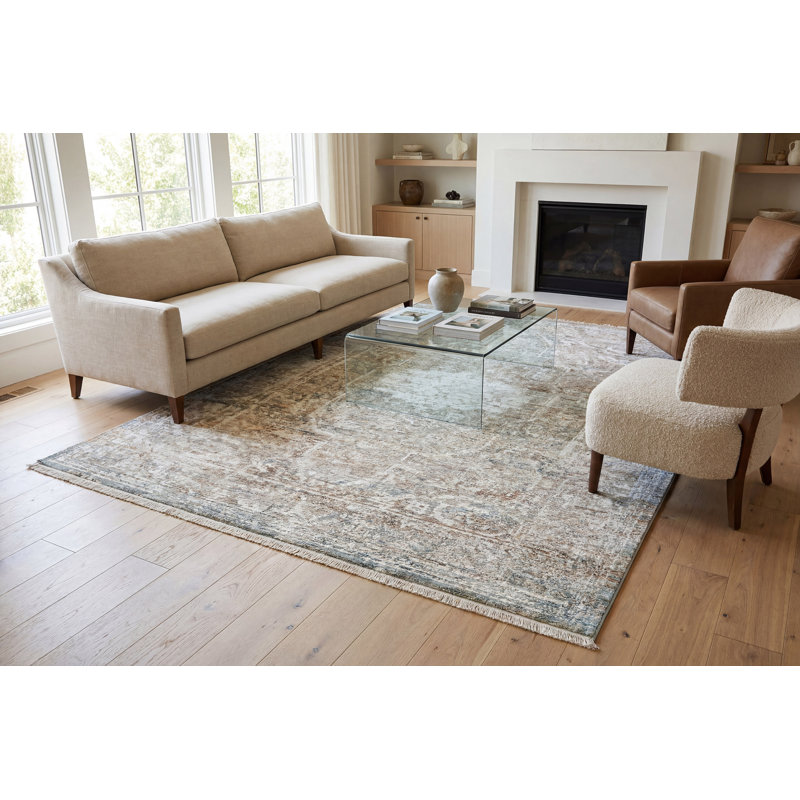 FLASH 14743-815 BEIGE / IVOIRE, Rectangle 9 pi x 12 pi