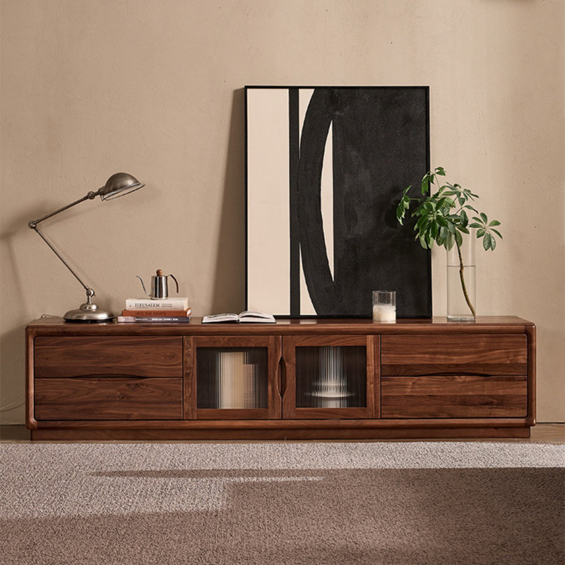 Simple Solid Wood TV Cabinet