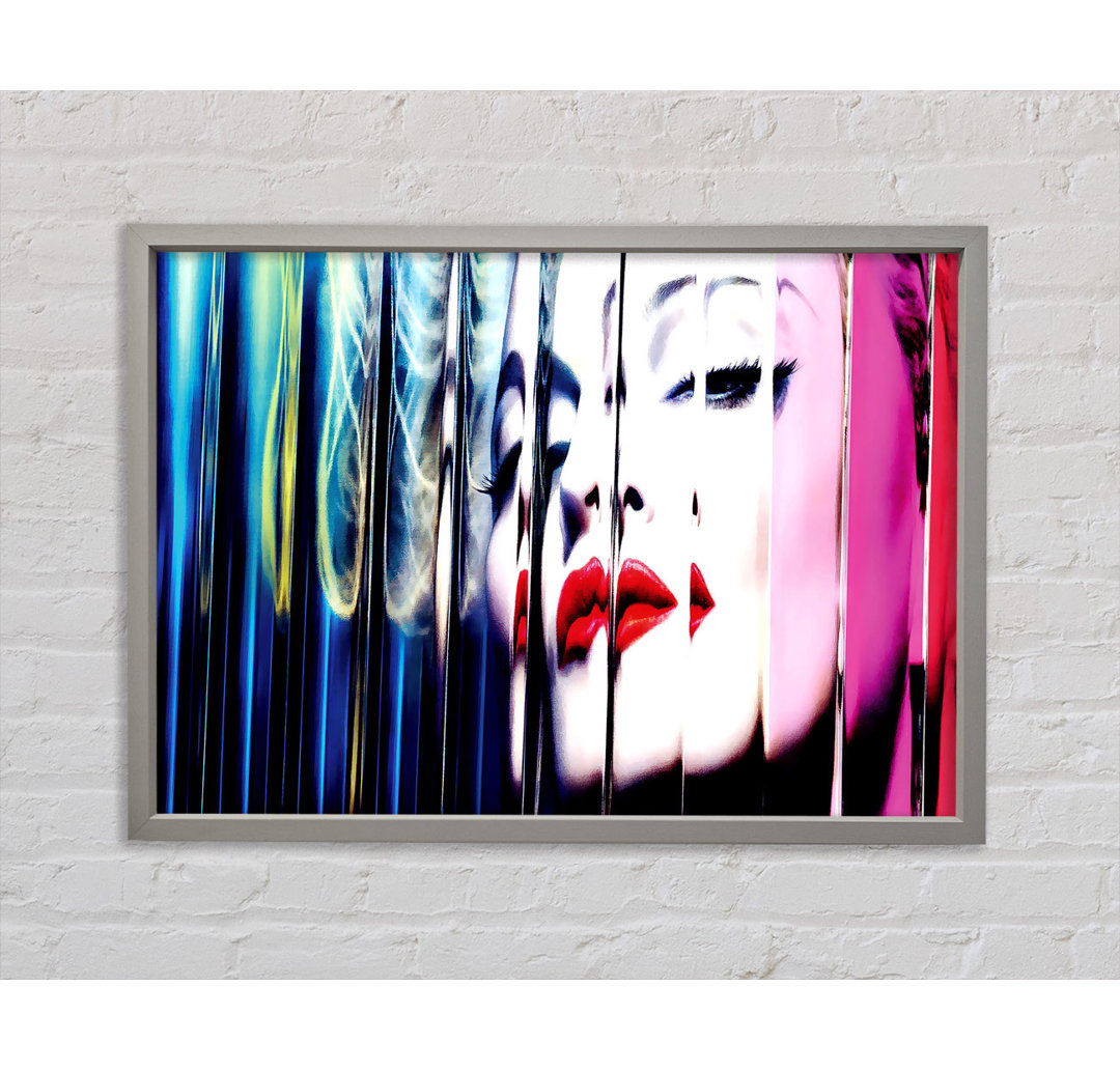 Madonna Mdna - Einzelner Bilderrahmen Kunstdrucke auf Leinwand