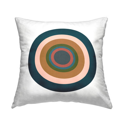  Geometric Polyester Throw Pillow