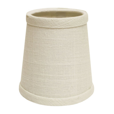 Abat-jour tambour en soie / shantung 4 po (à pince)