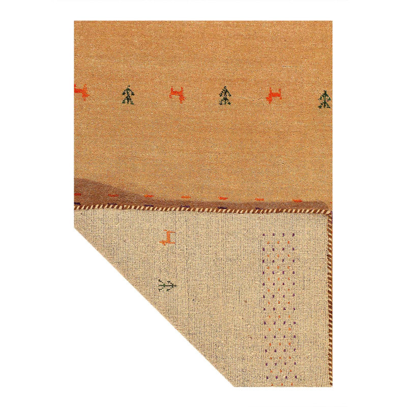 Geometric Area Rug in Beige