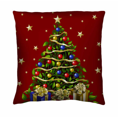 Holiday Elegance Down Throw Pillow