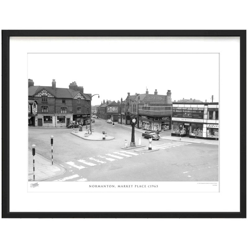 Normanton, Market Place C1965 - Single Picture Frame Print, 28cm H x 36cm W x 2.3cm D