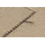 Rug & Kilim’S Accent Kilim, Square Rug With Textural Beige And Gray Stripes