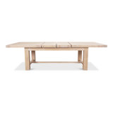 Bauhaus Extendable Oak Solid Wood Dining Table