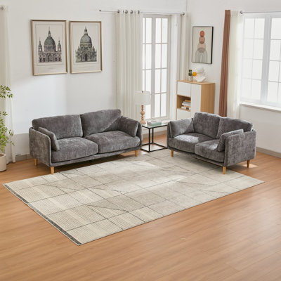 5 Seater Fabric Settee