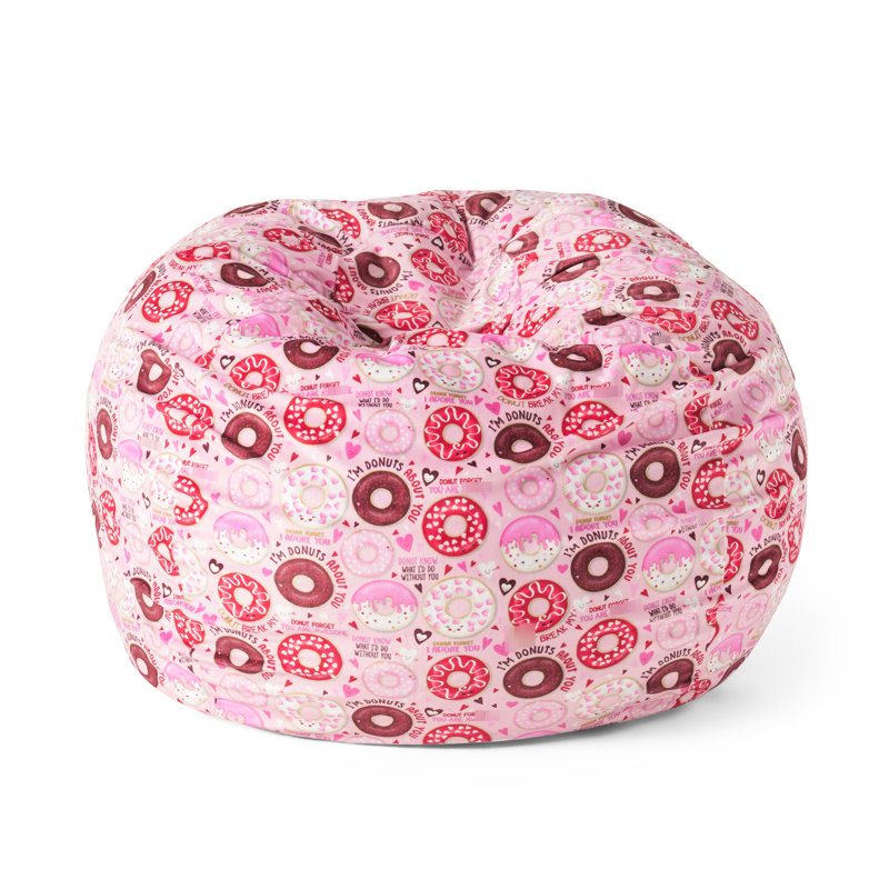Fauteuil à billes 3 pieds Pink Beignet
