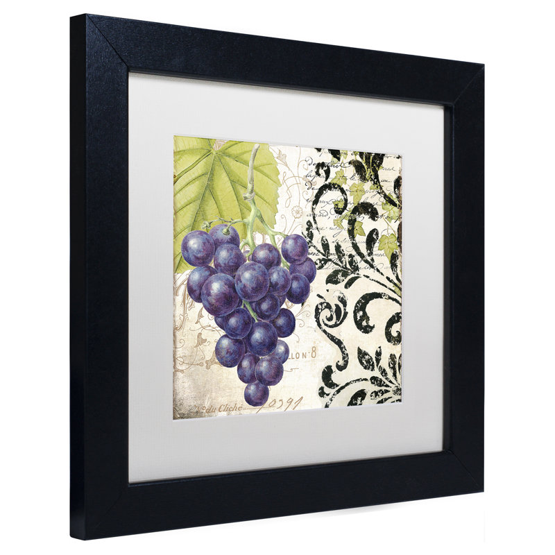 Jadaya «Les Fruits Jardin II», impression encadrée, H 11 po x l 14 po x P 0,5 po, Blanc